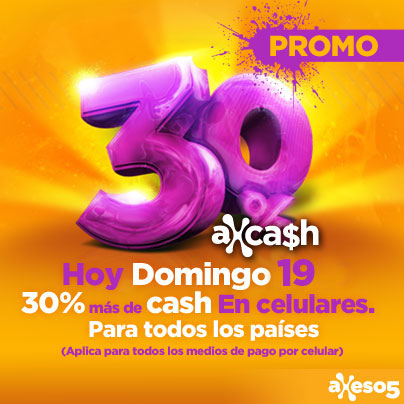 30% más de axesocash