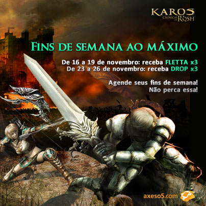Karos Rosh Fins de semana ao maximo